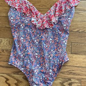 Jcrew liberty print bathing suit